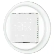 FND 55X55MM ADAPTERIS PORCELĀNS BALTS + GRĪDAS TERMOSTATS BALTS